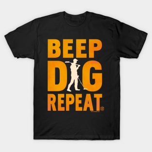 The Detectorists by Eye Voodoo - Beep Dig Repeat mk1 T-Shirt